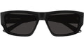 BB0366S 001 Solid Black Grey