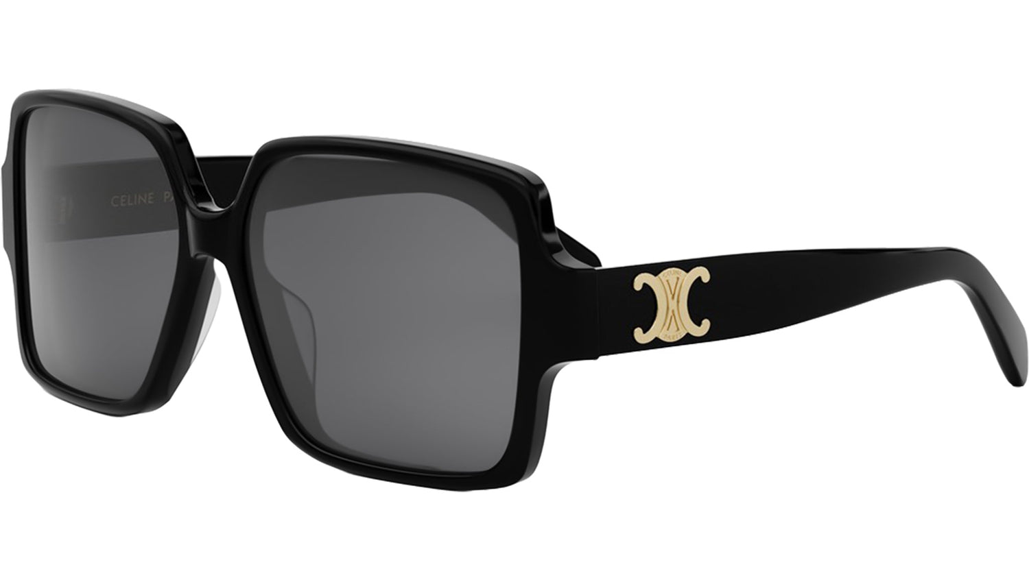 Triomphe Black Square Sunglasses