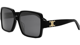 Triomphe Black Square Sunglasses