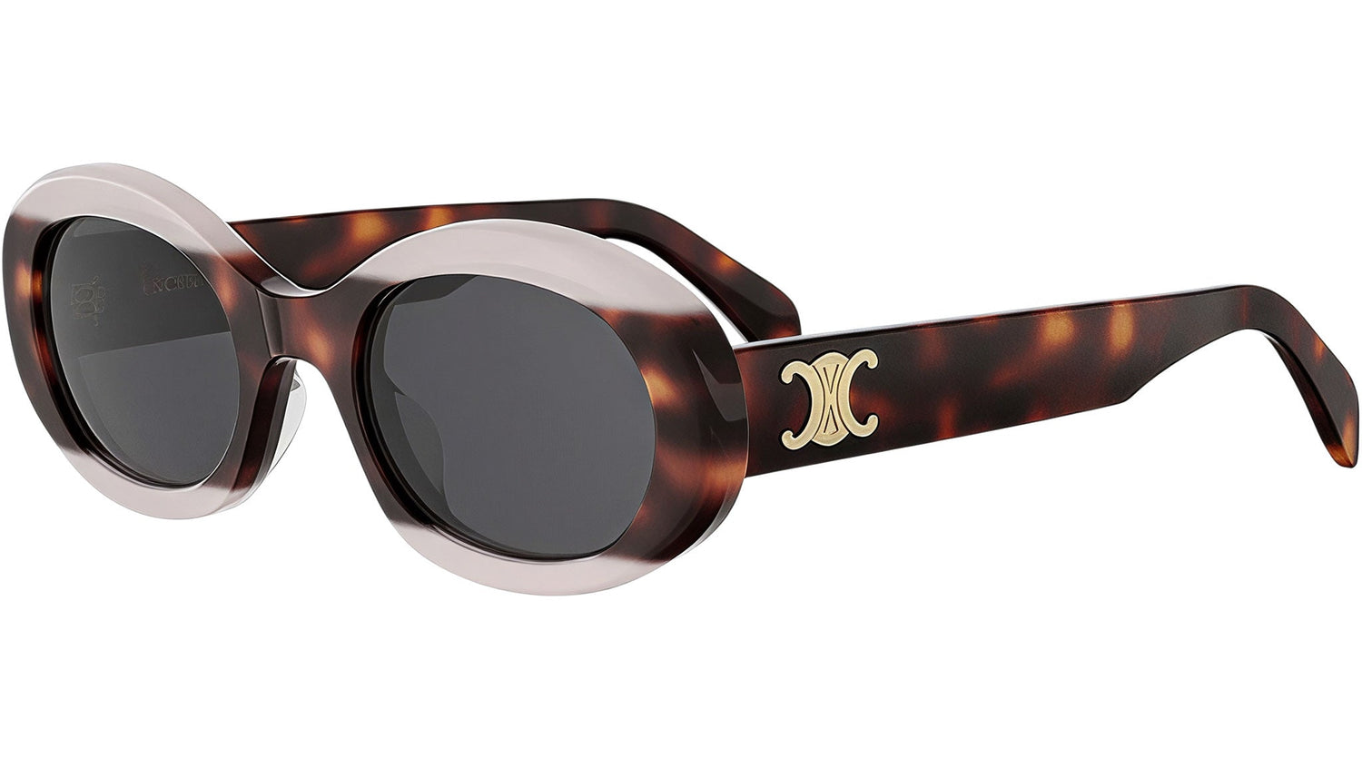 Triomphe Pink Oval Sunglasses