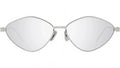 GV Speed Solid Black Geometric Sunglasses