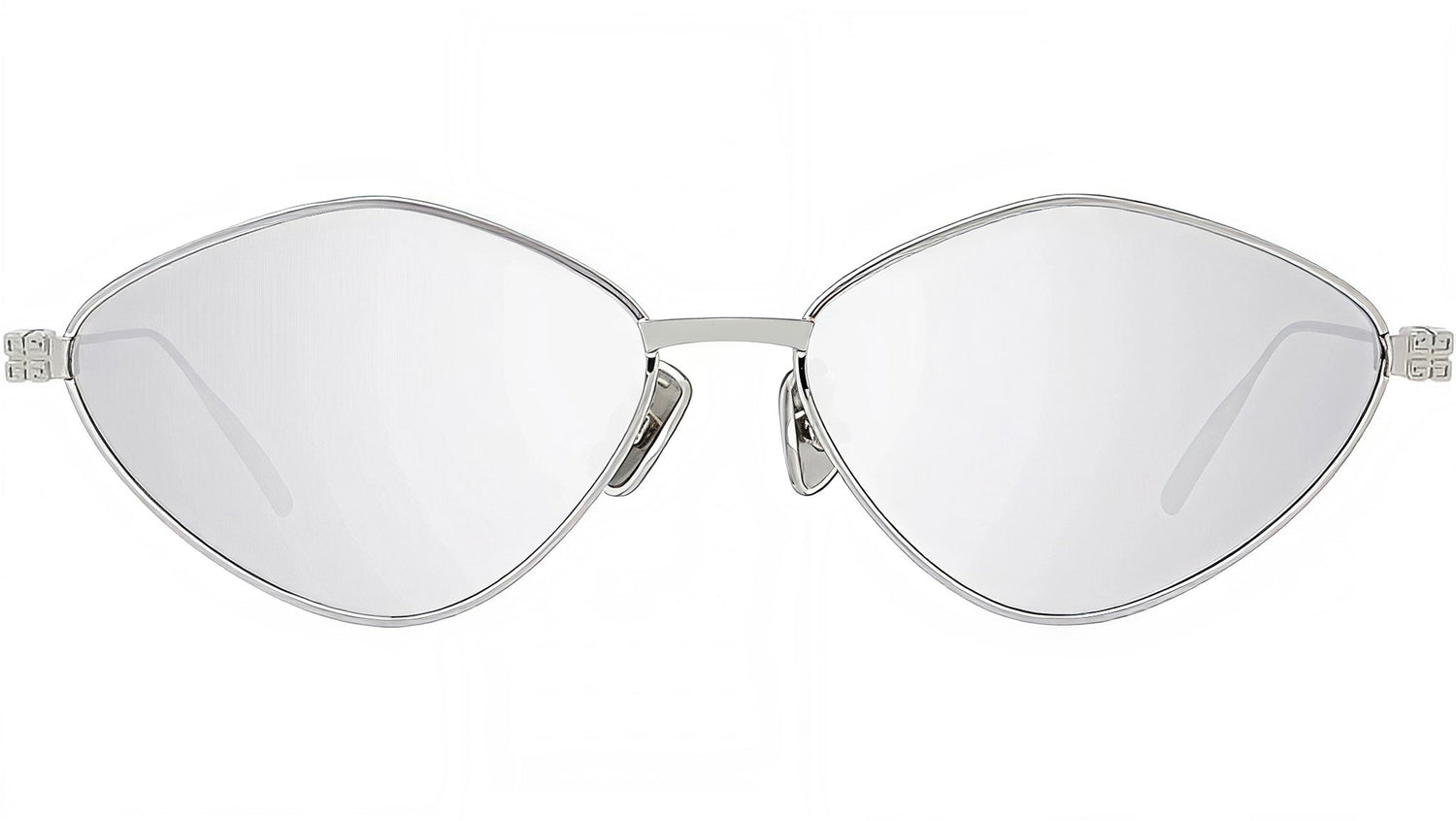 GV Speed Solid Black Geometric Sunglasses