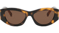 Triomphe Havana Geometric Sunglasses