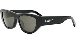 Monochroms Shiny Black Cat Eye Sunglasses