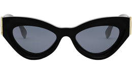 FF Diamonds Black Cat Eye Sunglasses
