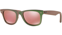 Wayfarer RB2140 6109Z2 metallic green