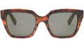 Monochroms Leopard Print Square Sunglasses