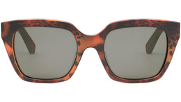 Monochroms Leopard Print Square Sunglasses