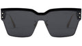 DiorClub M4U Black Geometric Sunglasses