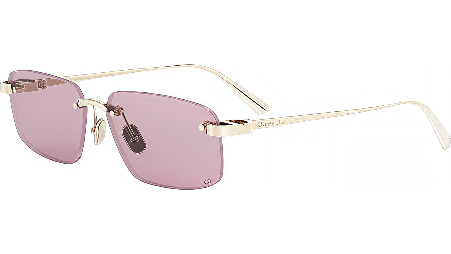 CDior S4U Gold Rectangular Sunglasses