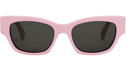 Monochroms Pink Rectangular Sunglasses