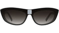 4Gem Black Oval Sunglasses