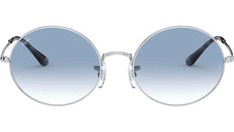 Oval RB1970 silver light blue