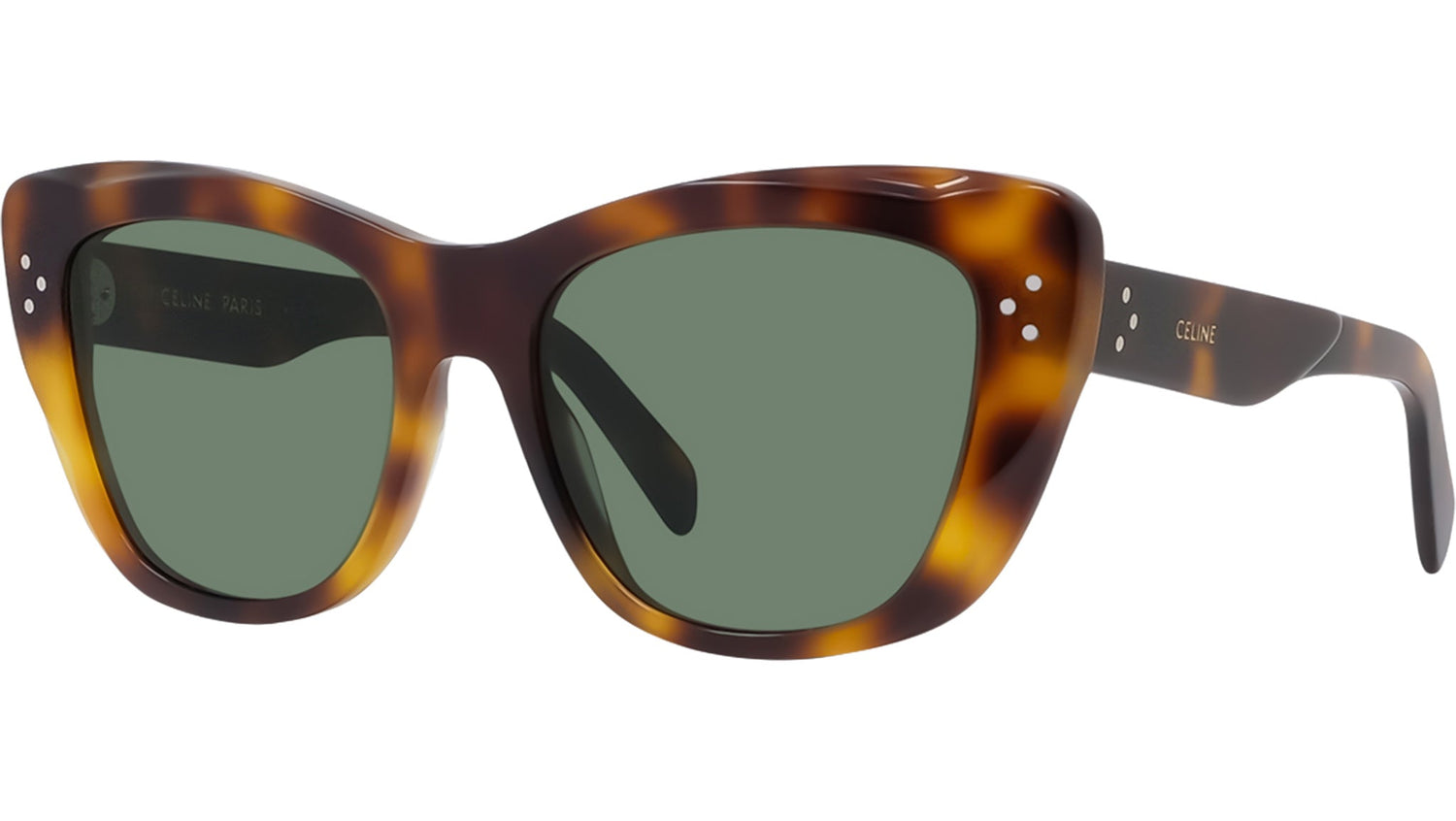 CELINE 3 Dots Havana Butterfly Sunglasses