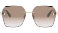 Serpenti Forever Gold Square Sunglasses