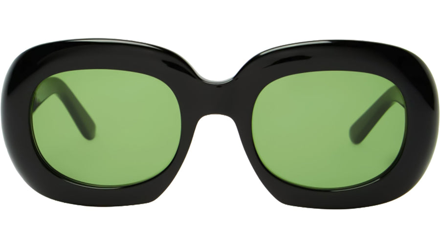 CELINE Black Oval Sunglasses
