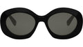 Triomphe Black Round Sunglasses
