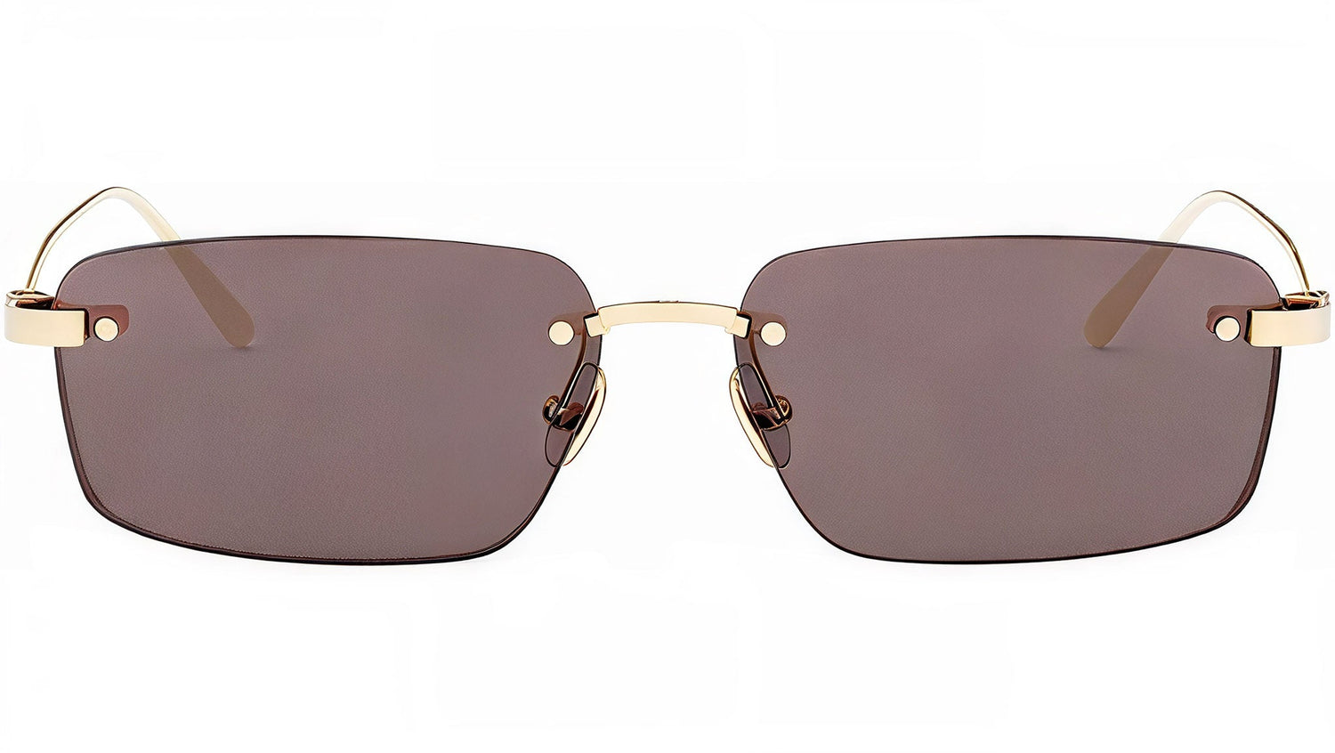 CDior S4U Light Gold Rectangular Sunglasses