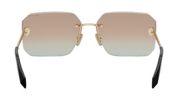 Serpenti Gold Geometric Sunglasses