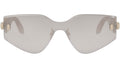 Serpenti Silver Mask Sunglasses