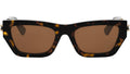 B.zero1 Havana Rectangular Sunglasses