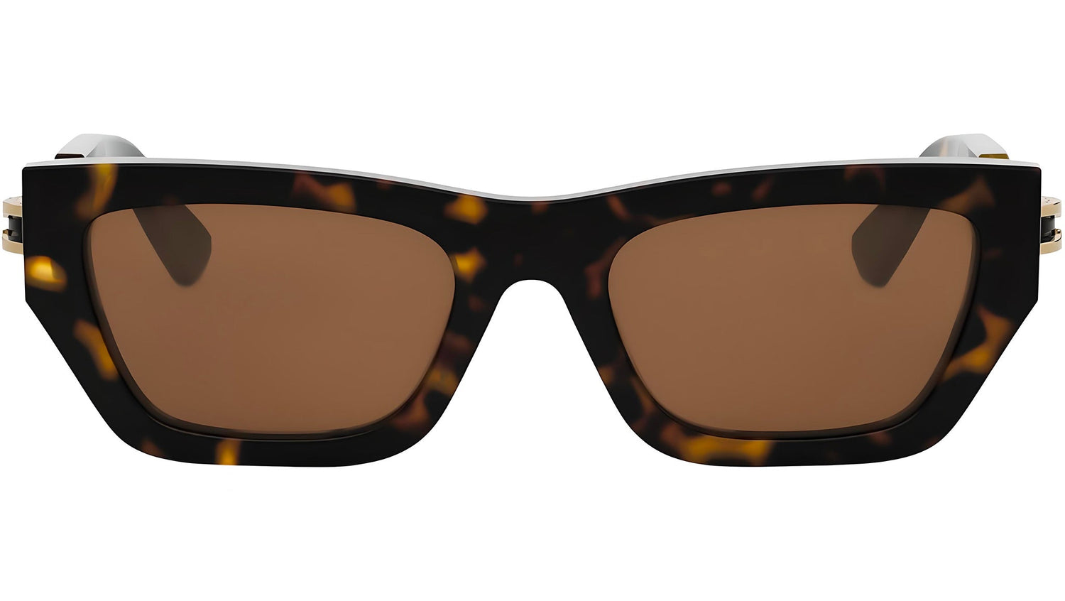B.zero1 Havana Rectangular Sunglasses