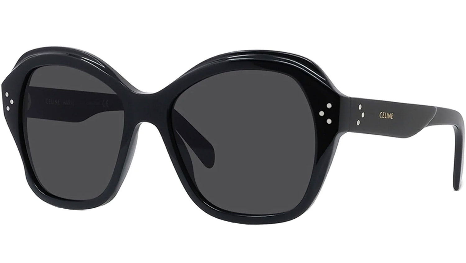 CELINE 3 Dots Black Geometric Sunglasses