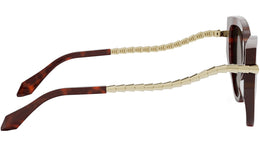 Serpenti Havana Cat Eye Sunglasses