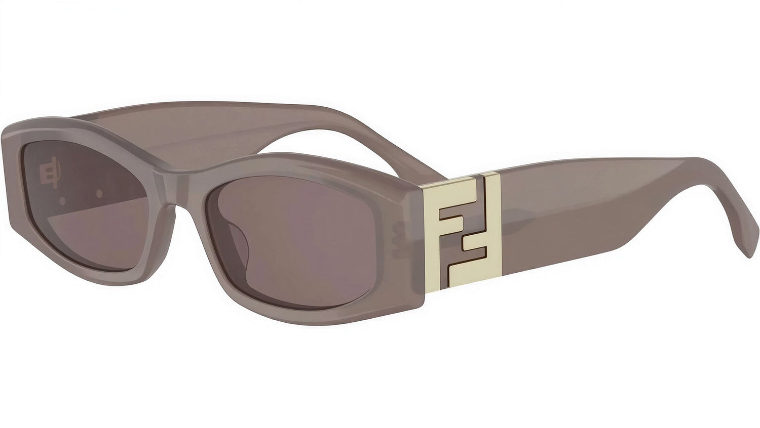 Forever Fendi Havana Geometric Sunglasses