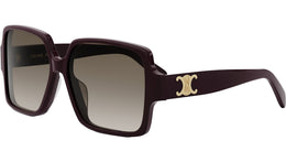 Triomphe Bordeaux Square Sunglasses