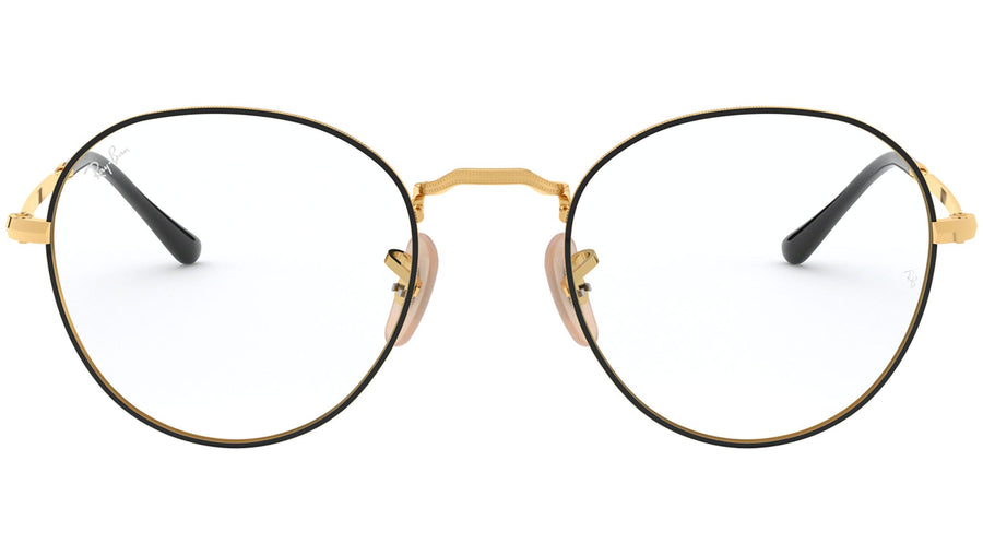 Round Metal Optics II RB3582V gold on top black