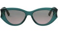 DiorGlow B1I Shiny Green Cat Eye Sunglasses