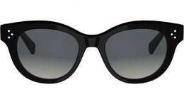 CELINE 3 Dots Black Round Sunglasses