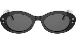 DiorPacific B4I Black Oval Sunglasses