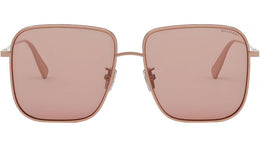 B.zero1 Rose Gold Square Sunglasses