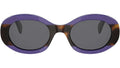 Triomphe Purple Oval Sunglasses