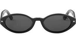DiorPacific R1I Black Oval Sunglasses