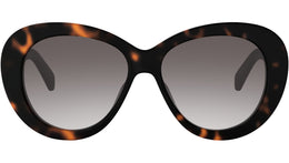 Triomphe Havana Butterfly Sunglasses