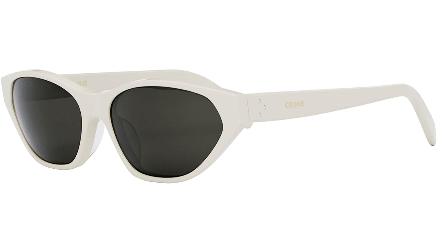 CELINE 3 Dots White Cat Eye Sunglasses
