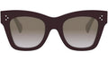 CELINE 3 Dots Burgundy Cat Eye Sunglasses