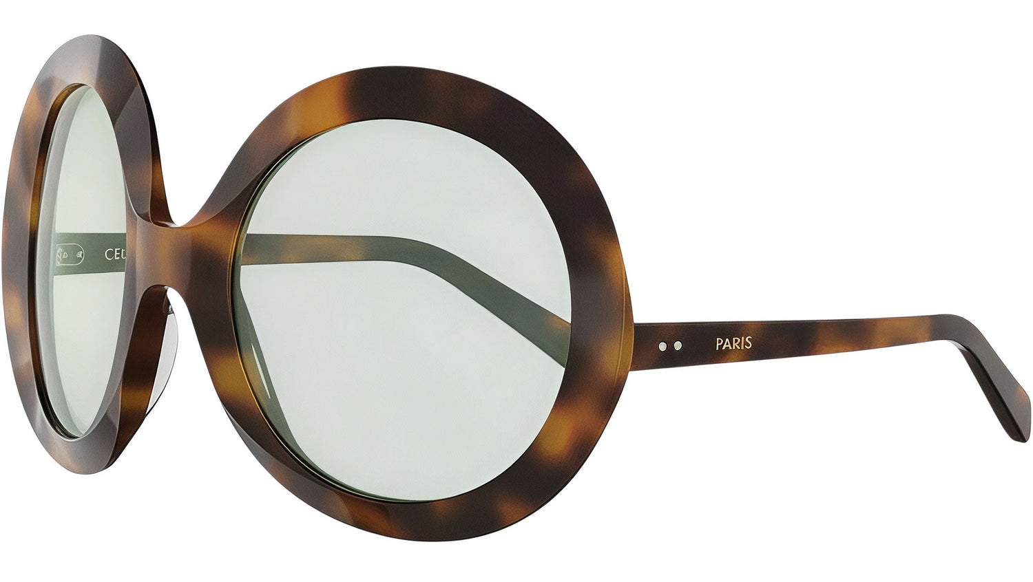 CELINE Defilé Havana Round Sunglasses