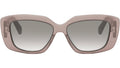 Triomphe Opaline Pink Rectangular Sunglasses