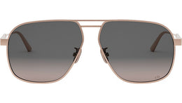 DiorCannage A3U Rose Gold Pilot Sunglasses