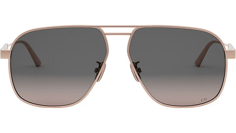 DiorCannage A3U Rose Gold Pilot Sunglasses