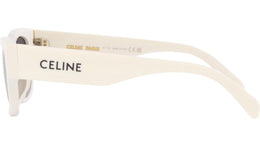 Monochroms Ivory Rectangular Sunglasses