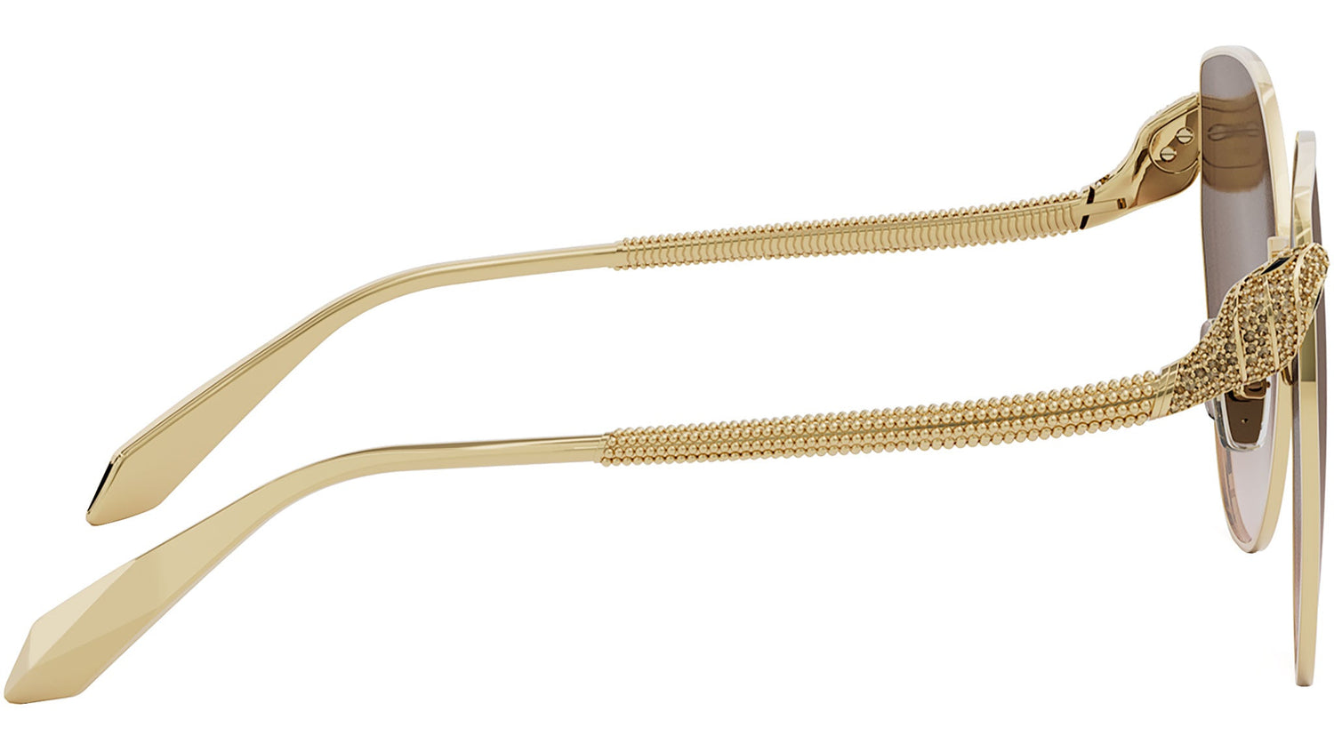 Serpenti Yellow Butterfly Sunglasses