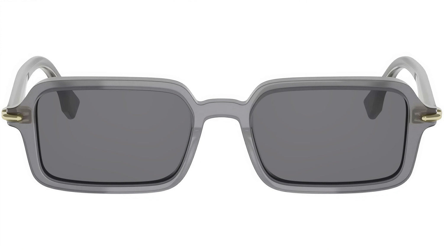 Fendi Selleria Grey Rectangular Sunglasses