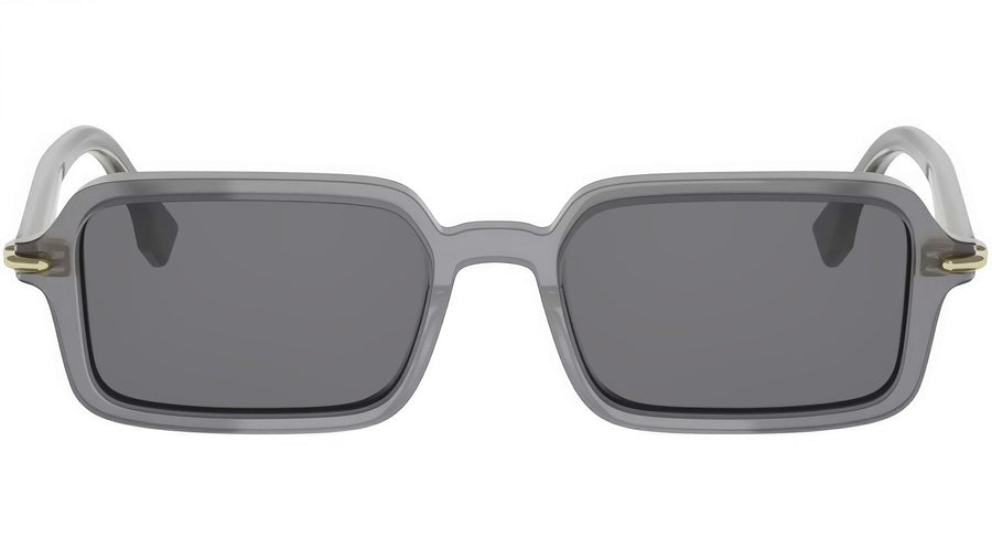 Fendi Selleria Grey Rectangular Sunglasses