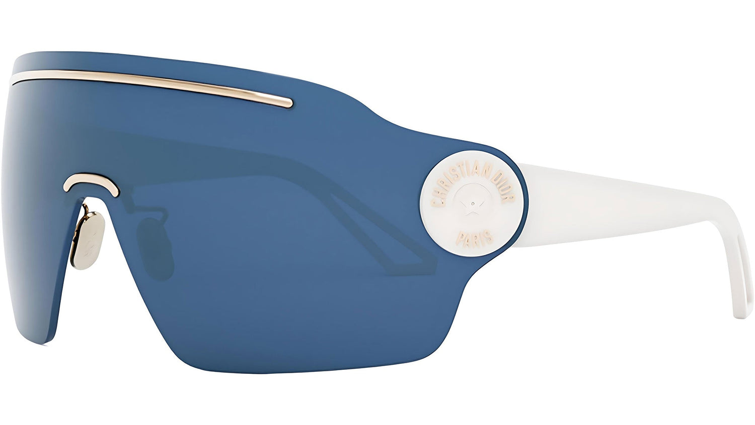 DiorPacific M1U Gold Mask Sunglasses