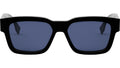 O'Lock Black Rectangular Sunglasses